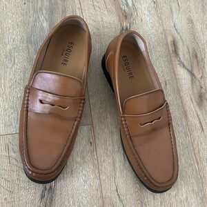 mens real cow leather loafer